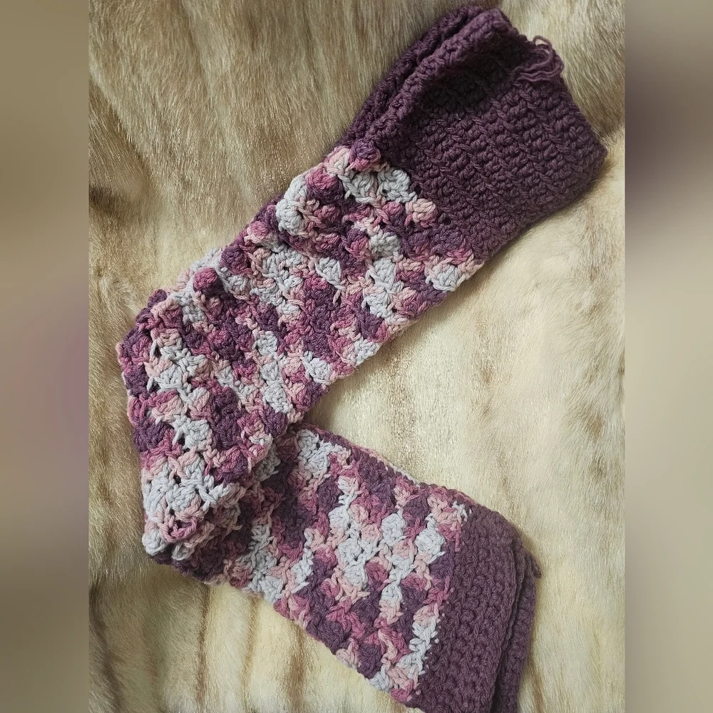 NEW CROCHET/KNIT HAND MADE EXTRA THICK WARM LEGGINGS LEG WARMER 34